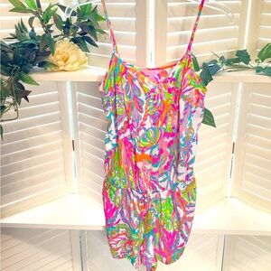 Lilly Pulitzer Deanna Romper SIze Small 1272